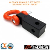 OUTBACK ARMOUR 5.75T RATED RECOVERY HITCH - SHORT